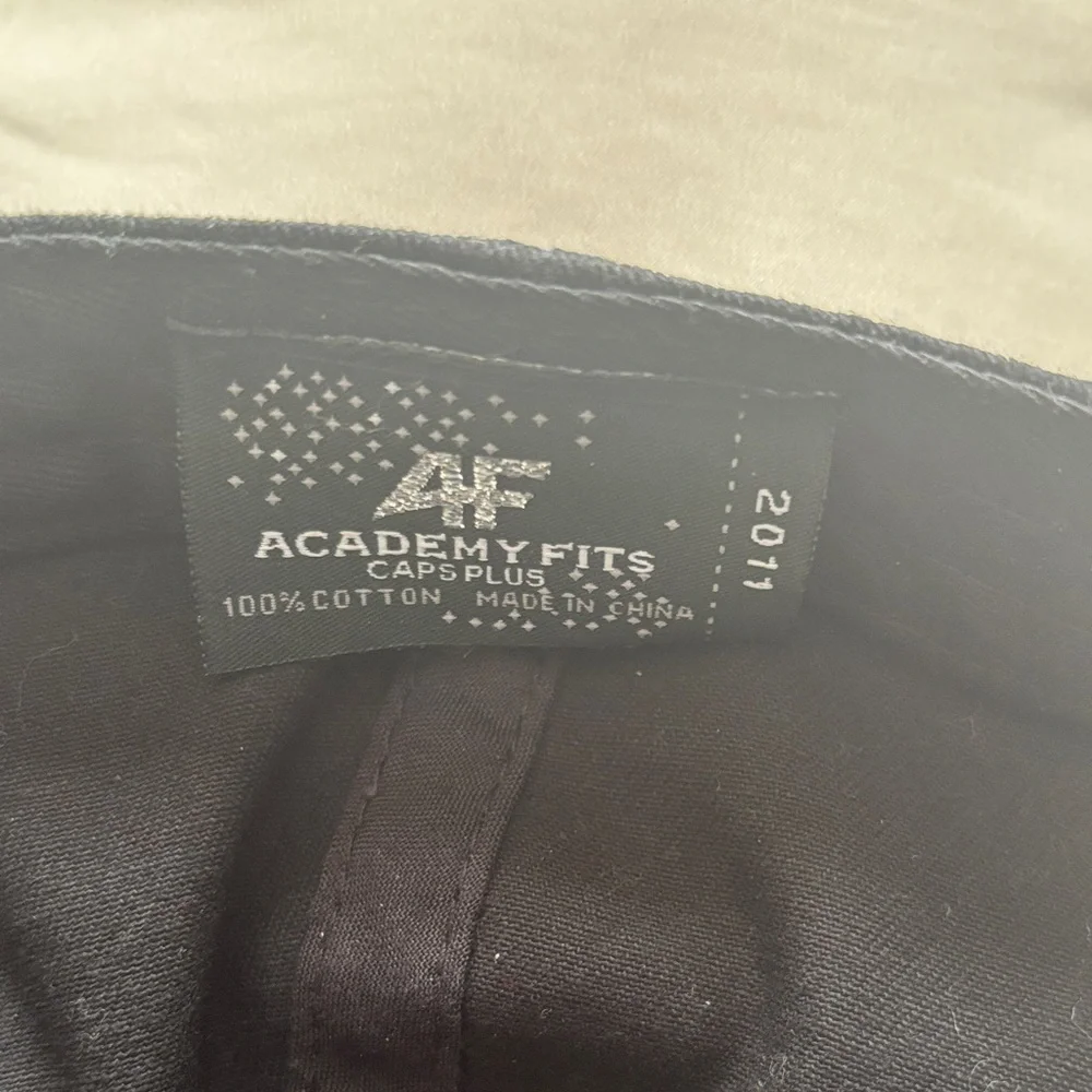 Academy Fits Black Baseball Cap Embroidered ENOUGH Hat Christine Caine - Picture 2 of 8
